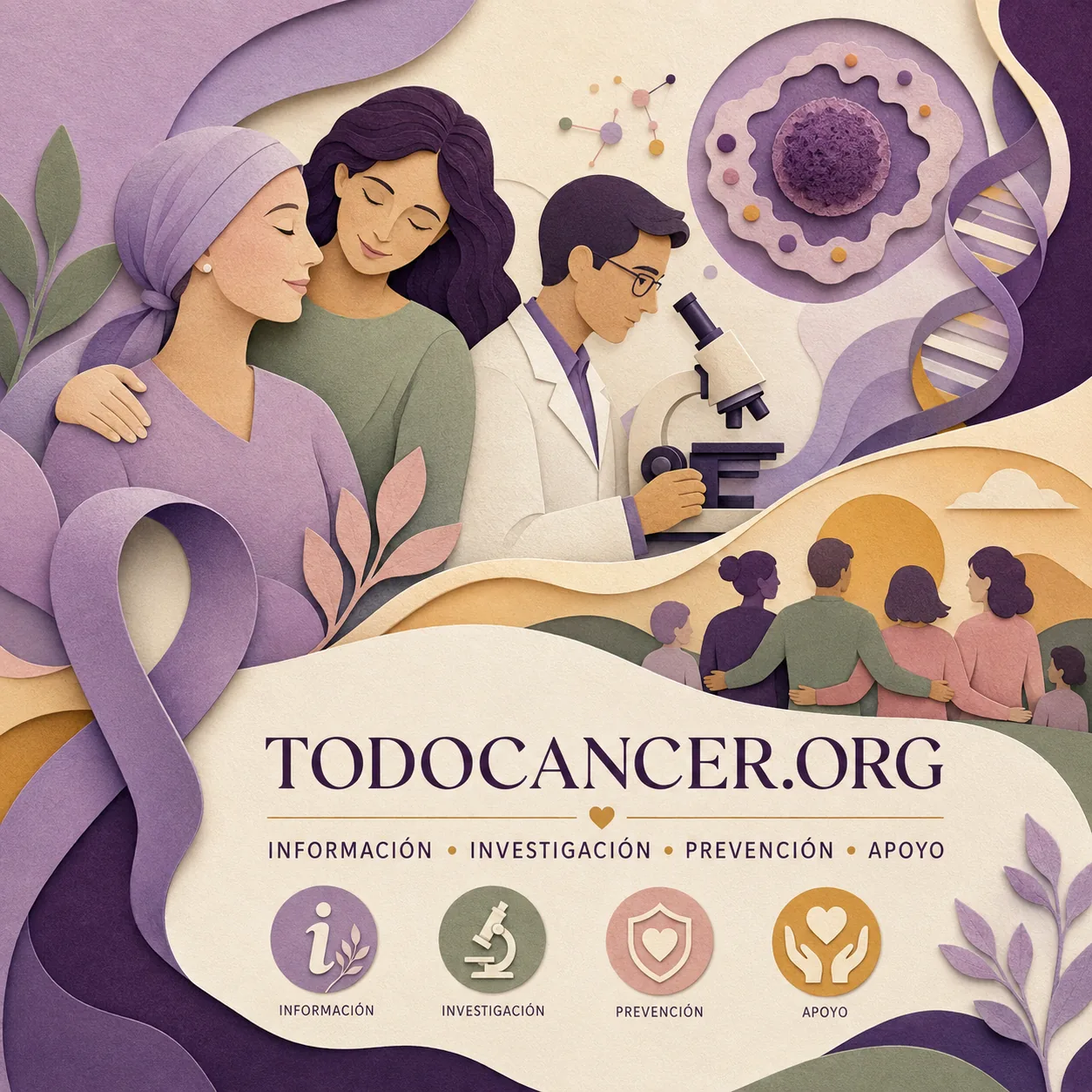 Investigadoras y pacientes en el estudio del cáncer de endometrio